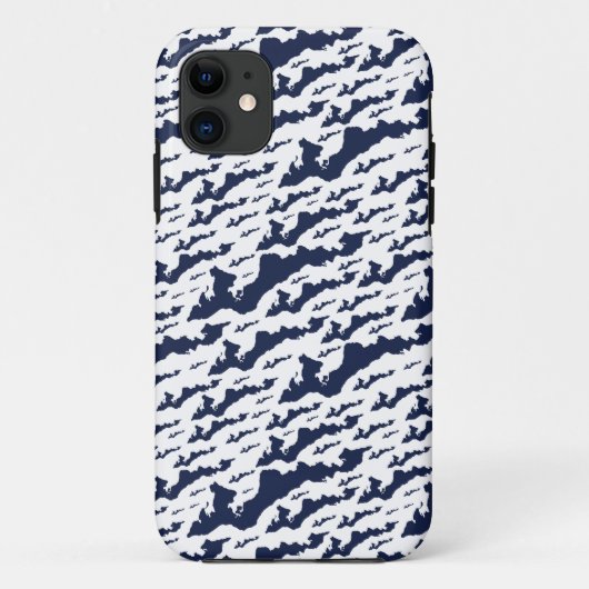 Klassieke Logo op het eiland Fishers Case-Mate iPhone Case (Achterkant)