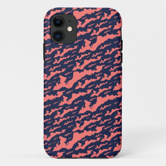 Klassieke Logo op het eiland Fishers Case-Mate iPhone Case (Achterkant)
