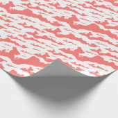 Klassieke Logo op viseilanden - Roze Cadeaupapier (Hoek)