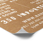 Klassieke Logo van Pub, Pub/Brewery Adverteren Poster (Hoek)