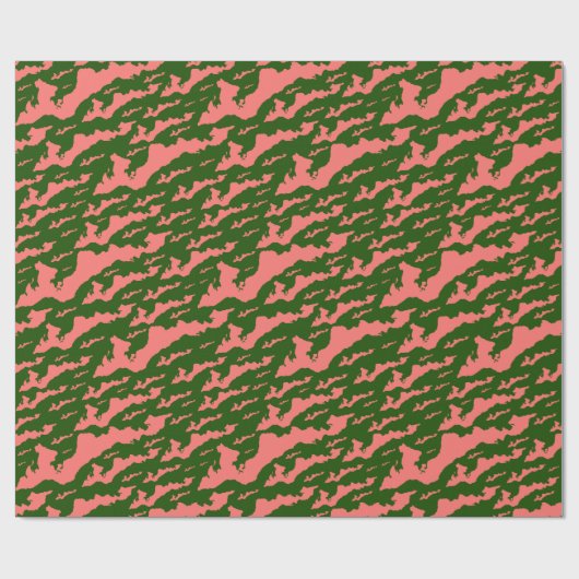 Klassieke Logo van visserseilanden Cadeaupapier (Vlak)