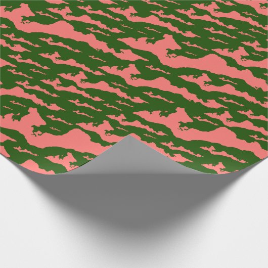 Klassieke Logo van visserseilanden Cadeaupapier (Hoek)