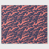 Klassieke Logo van visserseilanden Cadeaupapier (Vlak)