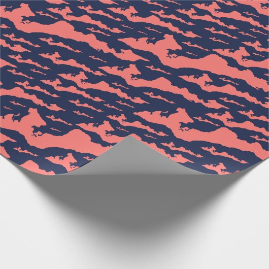 Klassieke Logo van visserseilanden Cadeaupapier (Hoek)