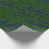 Klassieke Logo van visserseilanden Cadeaupapier (Hoek)