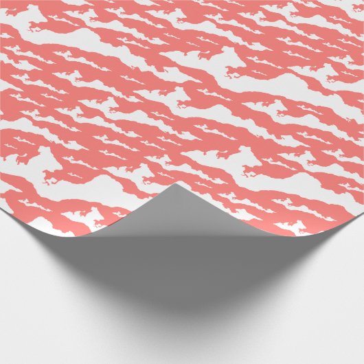 Klassieke Logo van visserseilanden Cadeaupapier (Hoek)