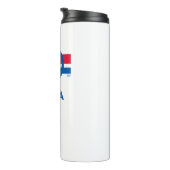 Klassieke Logo waterflacon Thermosbeker (Geroteerd rechts)