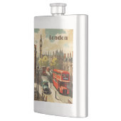 Klassieke Londen Big Ben Aangepaste Tekst Flacon (Links)