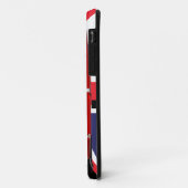 Klassieke Londense bus en Union Jack Case-Mate iPhone Case (Achterkant/links)