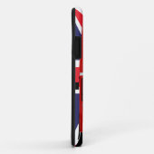 Klassieke Londense bus en Union Jack Case-Mate iPhone Case (Achterkant/rechts)