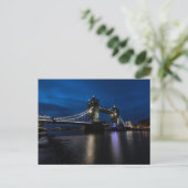Klassieke Londense Tower Bridge Schilderachtige Ui Briefkaart (Staand voorkant)