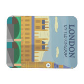 Klassieke London Travel Art Magnet Magneet (Horizontaal)
