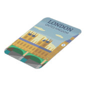 Klassieke London Travel Art Magnet Magneet (Linkerzijde)