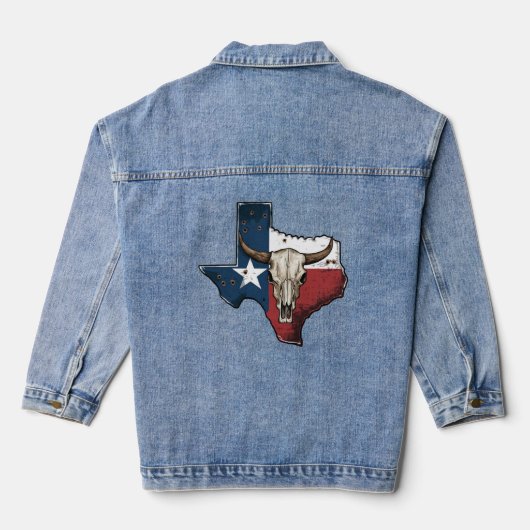 Klassieke Lone Star-staat Denim Jacket (Achterkant)