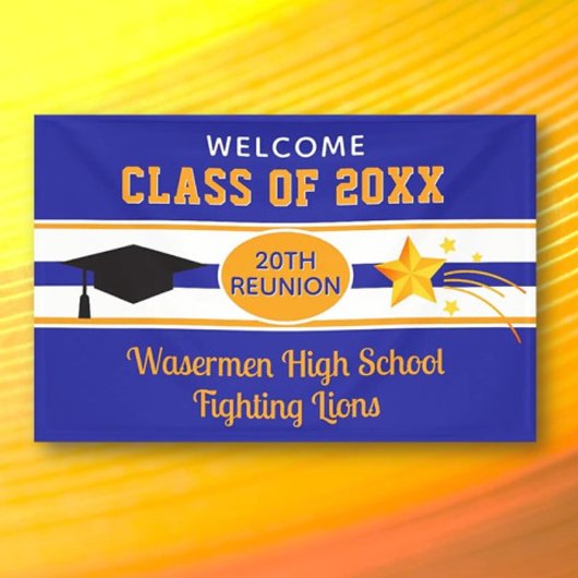 Klassieke look! Big Class Reunion Banner