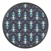 Klassieke look van blauwe Pareltjes met gloeiend l Hockey Puck (Voorkant)