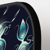 Klassieke look van blauwe Pareltjes met gloeiend l Pickleball Paddle (Links Detail)