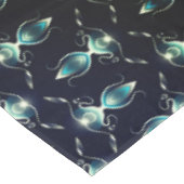 Klassieke look van blauwe Pareltjes met gloeiend l Tafelkleed (Gekanteld)