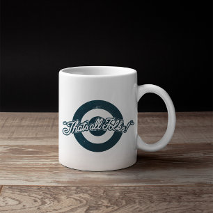 Klassieke LOONEY TUNES™ "THAT'S ALL FOLKS!™" Grote Koffiekop