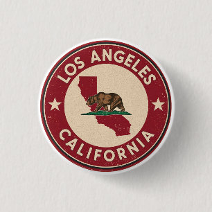 Klassieke Los Angeles, Californië cadeaus Ronde Button 3,2 Cm