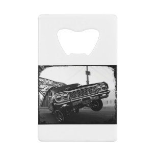 Klassieke Los Angeles Old School Lowrider Creditkaart Flessenopener