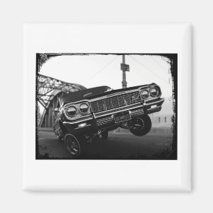 Klassieke Los Angeles Old School Lowrider Magneet