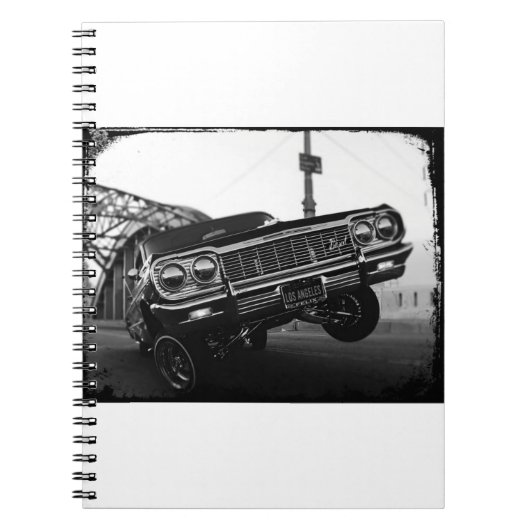 Klassieke Los Angeles Old School Lowrider Notitieboek (Voorkant)