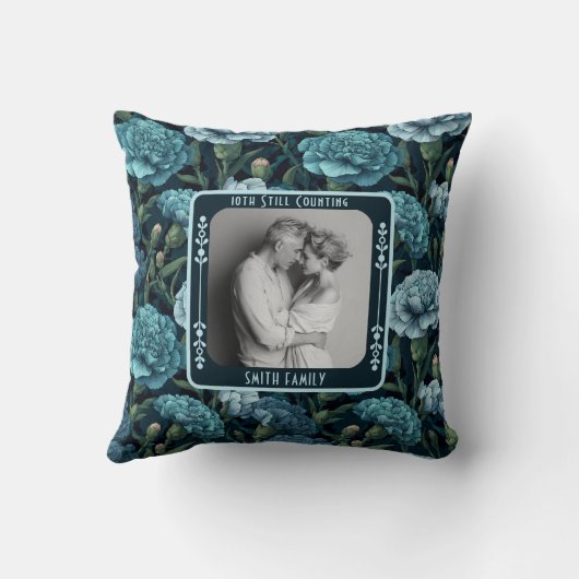 Klassieke Lovebird 30e Jubileum Sierkussen (Achterkant)