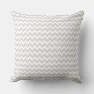 Klassieke Lt Gray Whin Thin#2 Chevron Zig-Zag Patt Kussen