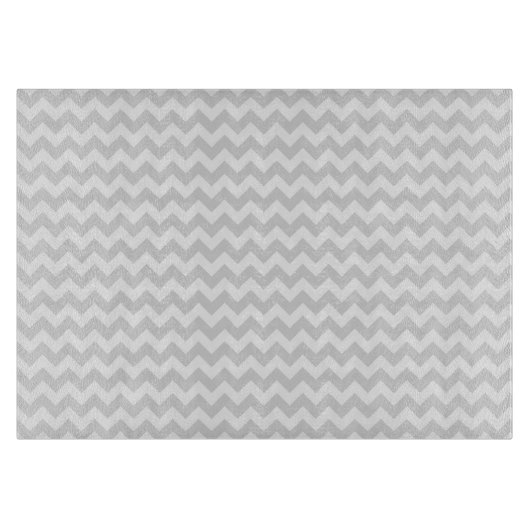 Klassieke Lt Gray Whin Thin#2 Chevron Zig-Zag Patt Snijplank (Voorkant)