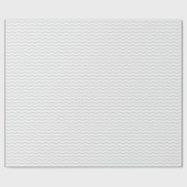 Klassieke lt grijs witte dun Chevron Zig-Zag patro Cadeaupapier (Vlak)