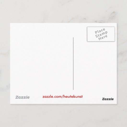 "Klassieke luchtreis" Briefkaart (Achterkant)