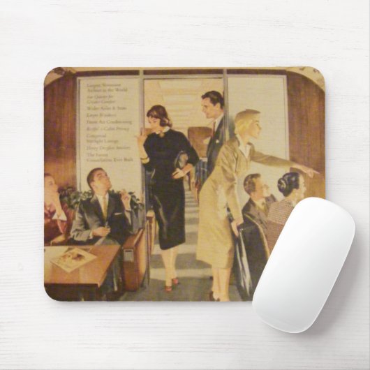 "Klassieke luchtreis" Muismat (Met muis)