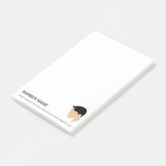 Klassieke luchtstijl van Mannen Tekening aangepast Post-it® Notes (Schuin)