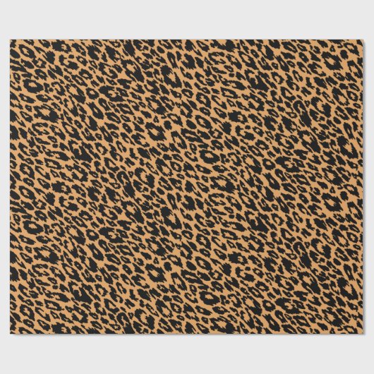 Klassieke luipaard cadeaupapier (Vlak)