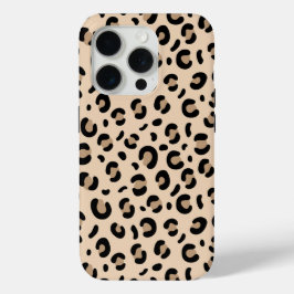 Klassieke Luipaardprint Telefoonhoes Stijlvol Dier iPhone 15 Pro Case