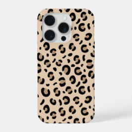 Klassieke Luipaardprint Telefoonhoes Stijlvol Dier iPhone 15 Pro Case