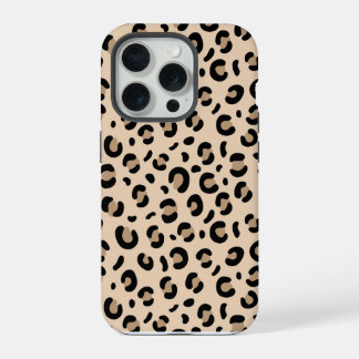 Klassieke Luipaardprint Telefoonhoes Stijlvol Dier iPhone 15 Pro Case