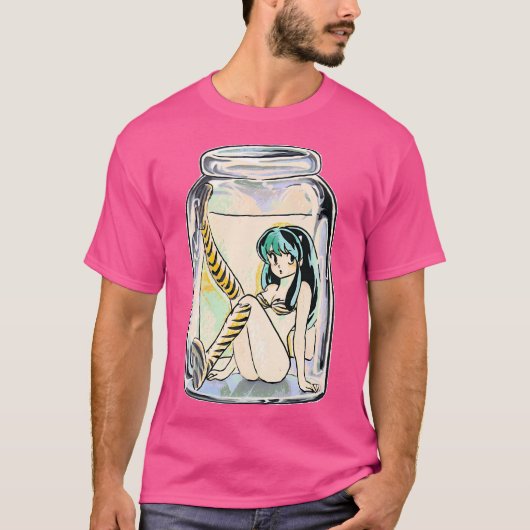 Klassieke Lum Invader fles T-shirt (Voorkant)