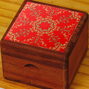 Klassieke luxe grafische Faux Gold-Ornamenten op r Tegeltje