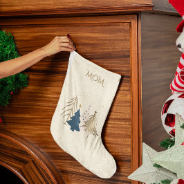 Klassieke luxe nepgouden kerstboom genaamd kleine kerstsok