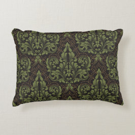 Klassieke luxe ouderwetse damask ornament accent kussen