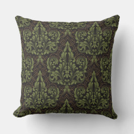 Klassieke luxe ouderwetse damask ornament kussen