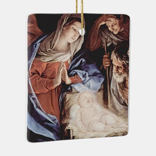 Klassieke Maagd Maria en Baby Jesus ornament. Keramisch Ornament (Rechts)