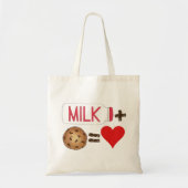 Klassieke maaltijden die melk paren + koekjes = li tote bag (Voorkant)