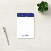 Klassieke Maan en Sterren Etsing 4" x 6" Plaknotit Post-it® Notes (Kantoor)