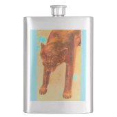 Klassieke maatkolf van PARCHED | m3galleryStudio Heupfles (Voorkant)