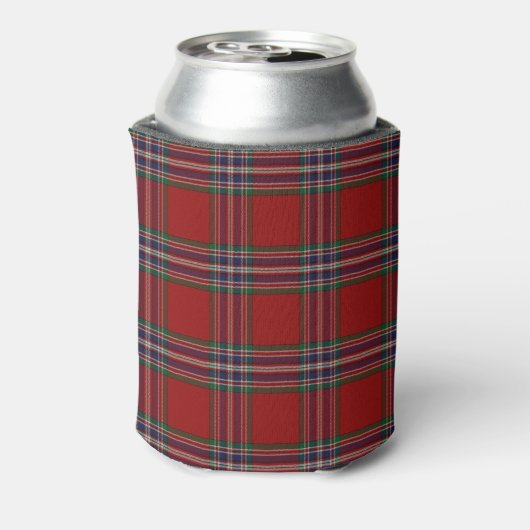 Klassieke MacFarlane Tartan Plaid Fles Koeler (Blikje Achterkant)