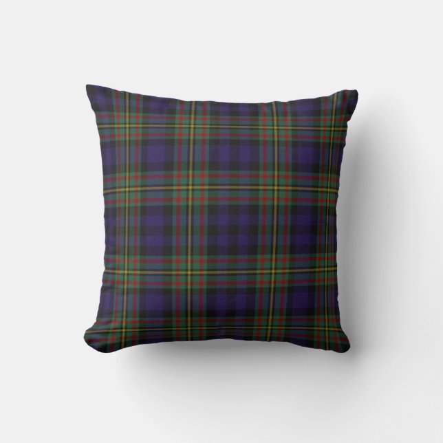 Klassieke MacLellan Tartan Plaid Kussen (Voorkant)