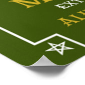 Klassieke magische magische illusionist poster (Hoek)